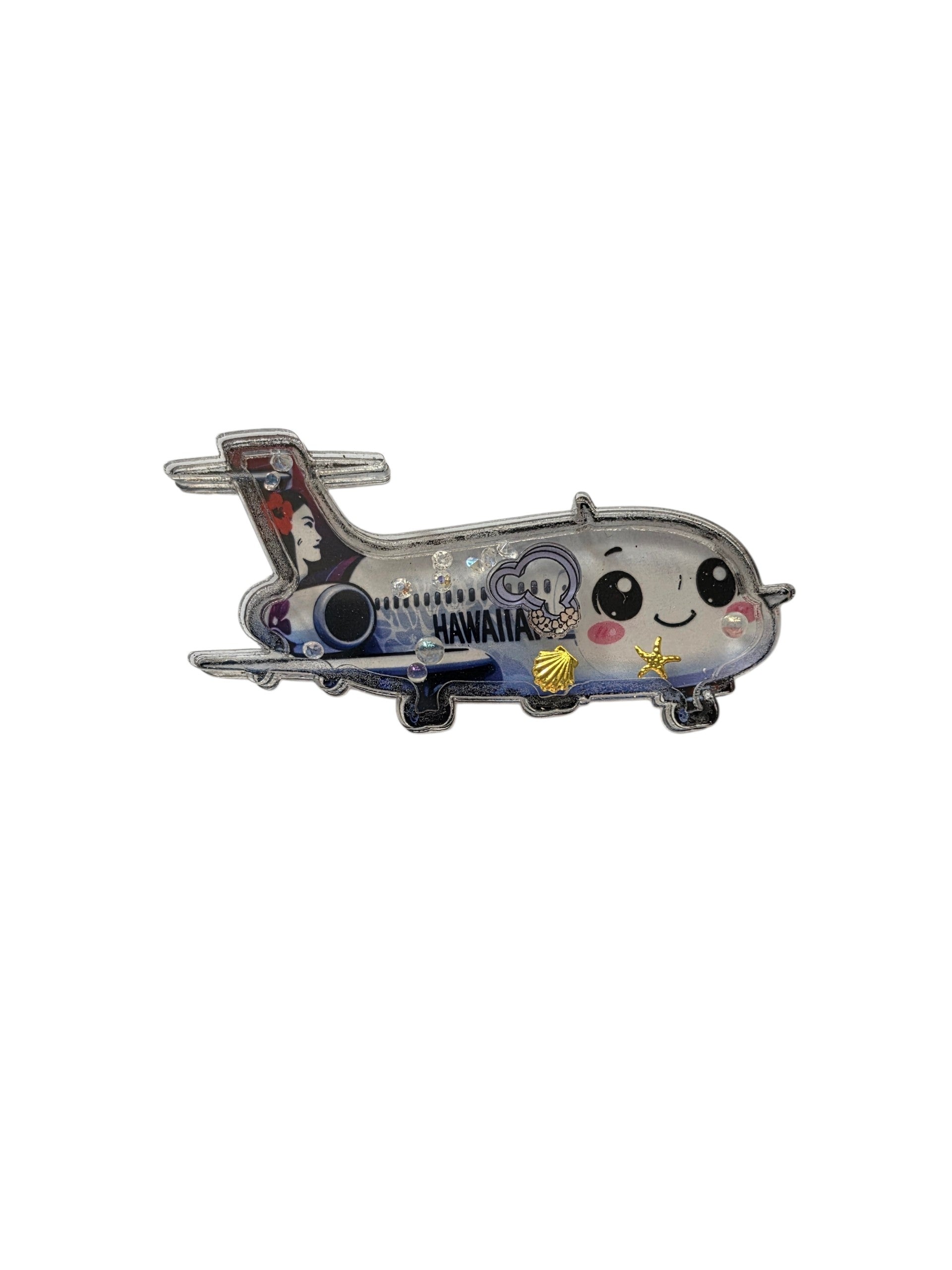 (SET) Magnetic Interchangeable Shaker Charm Badge Reel