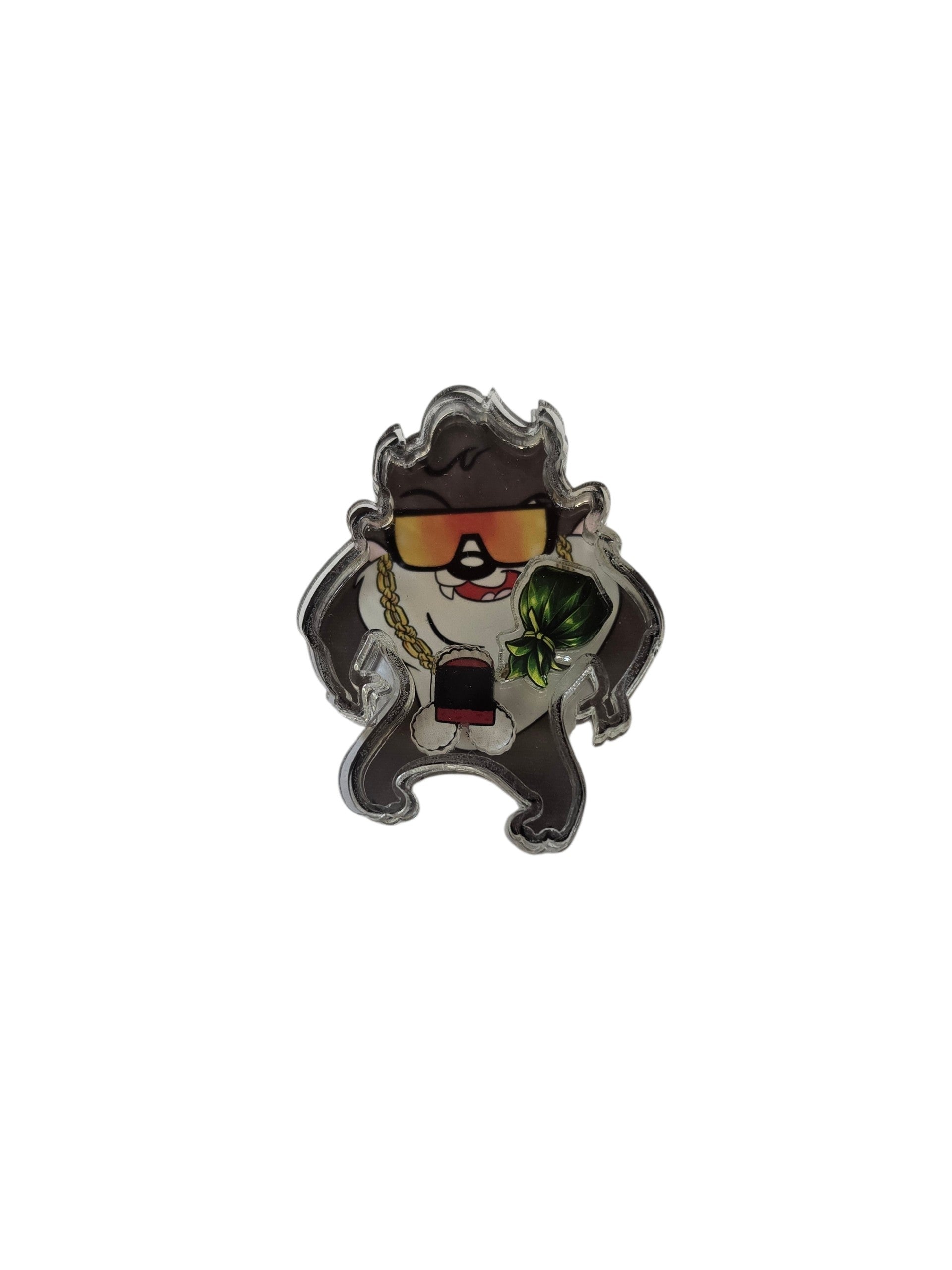 (SET) Magnetic Interchangeable Shaker Charm Badge Reel